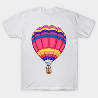 Hot air balloon cartoon illustration T-Shirt